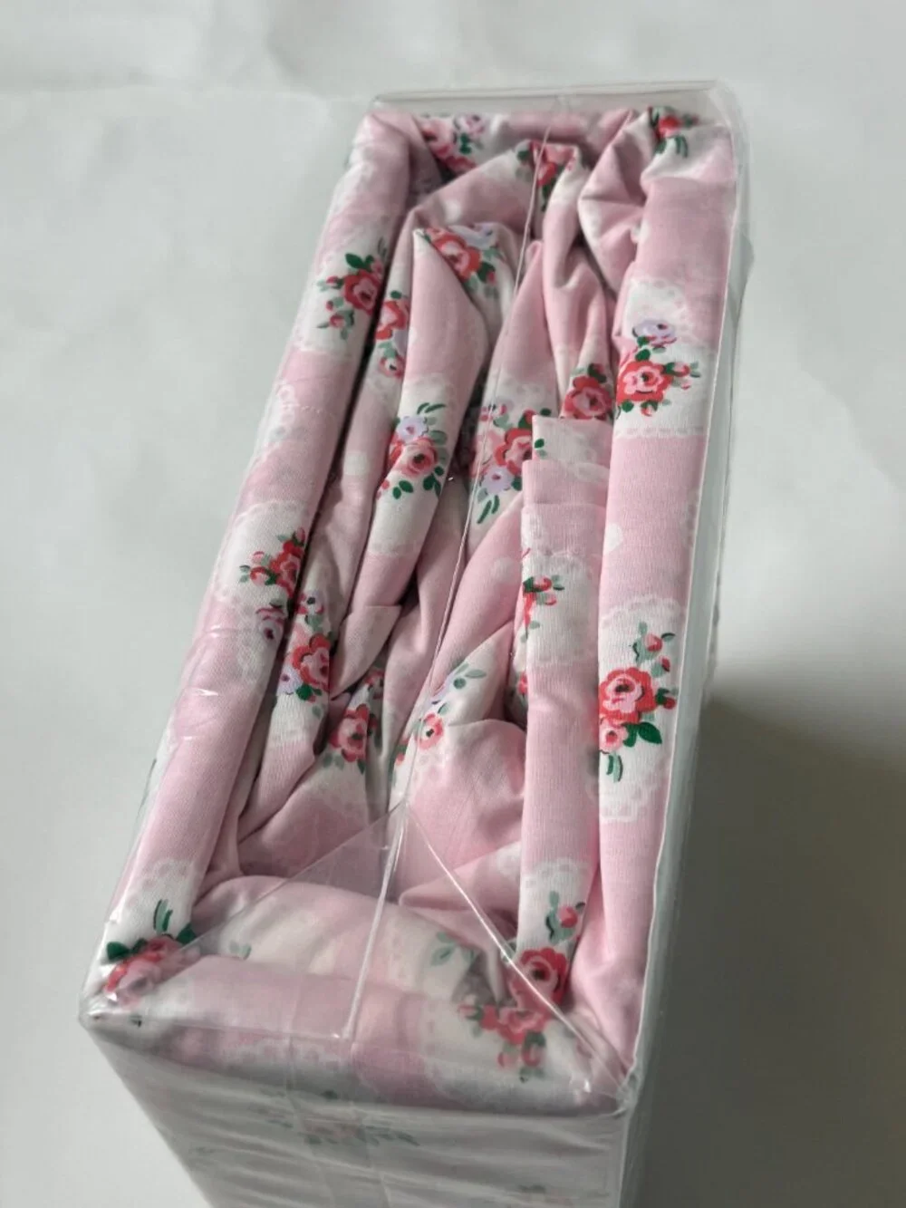 Cath Kidston London Lace Hearts Queen Sheet Set 2 Pillowcase Floral Rose pink